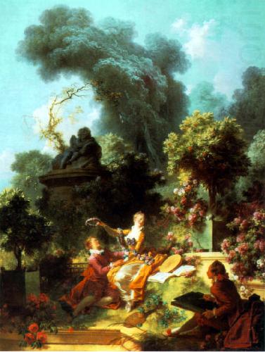 The Lover Crowned, Jean-Honore Fragonard